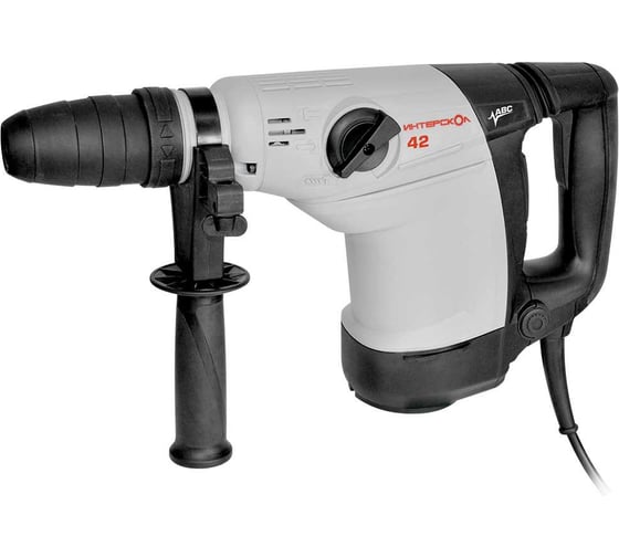 Перфоратор Интерскол П-42/1200ЭВ SDS-max (кейс, смазка для буров, бур SDS-max 22,0x400мм) 305.0.1.71, 1200 Вт, 11 Дж, 1350-2870 уд/мин детальное изображение - 1