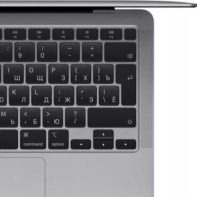 Ноутбук Apple MacBook Air 13 Late 2020, RAM 8 ГБ, Серый космос, SSD 256 ГБ, Apple graphics 7-core детальное изображение - 3