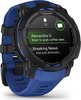 Смарт-часы Garmin Instinct 3 Amoled, Black with Black/Bolt Blue Silicone Limited edition, 45 мм, Синий вариант - 3
