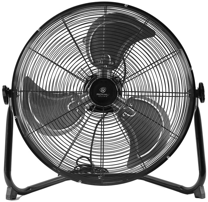 Вентилятор промышленный напольный Royal Clima RSF-200M-BL, 120 Вт, Черный №1