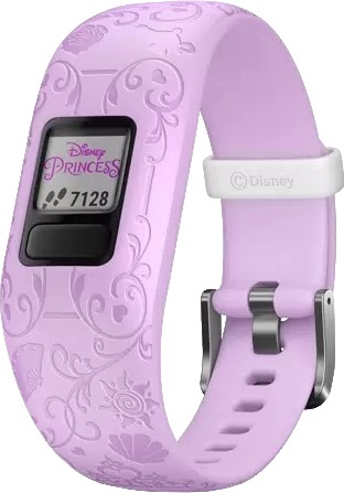 Фитнес-браслет детский Garmin Vivofit Jr 2, Disney Princess Band, 11 мм, Розово-фиолетовый детальное изображение - 1