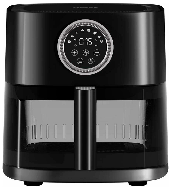 Аэрогриль Hiberg GF 400, 4 л, 1400 Вт, Черный №2