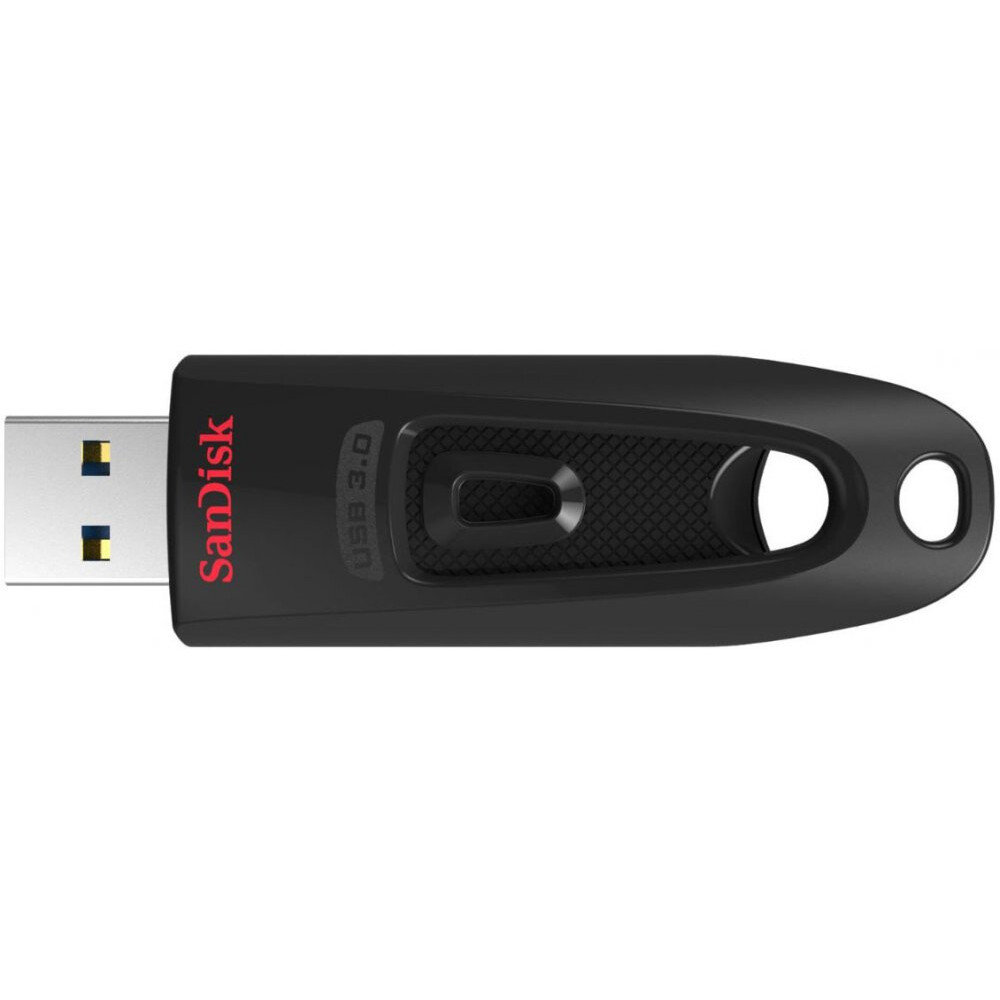 USB Flash накопитель SanDisk Ultra (SDCZ48-128G-U46) 128 ГБ, черный детальное изображение - 3
