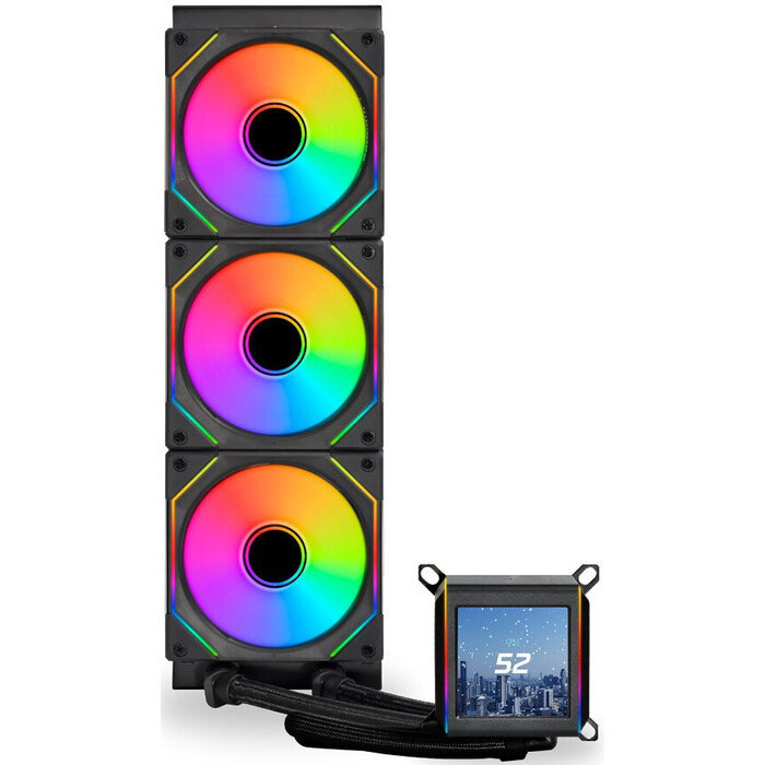 Система жидкостного охлаждения Lian Li Galahad II LCD SL-Infinity 360, Черный №2