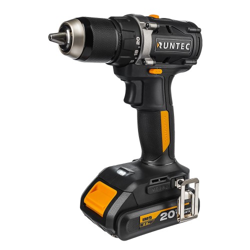 Аккумуляторная дрель-шуруповерт RUNTEC PRO RT-ID221, 20 В, 55 Нм, 2 А·ч детальное изображение - 2