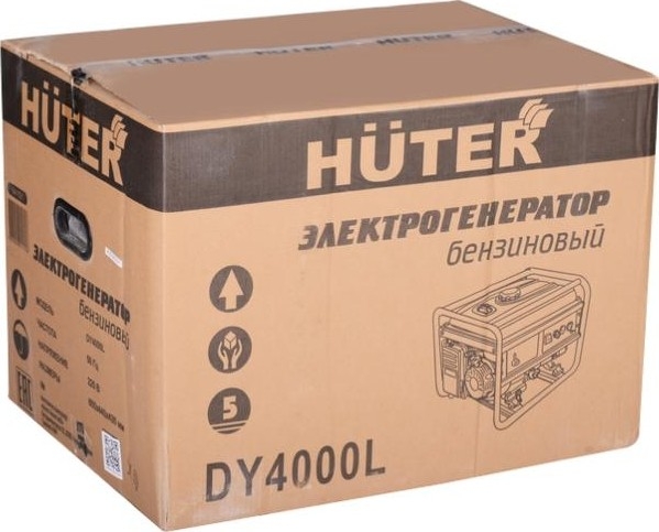 Генератор бензиновый HUTER DY4000L 64/1/21, 3 кВт, Черный детальное изображение - 8