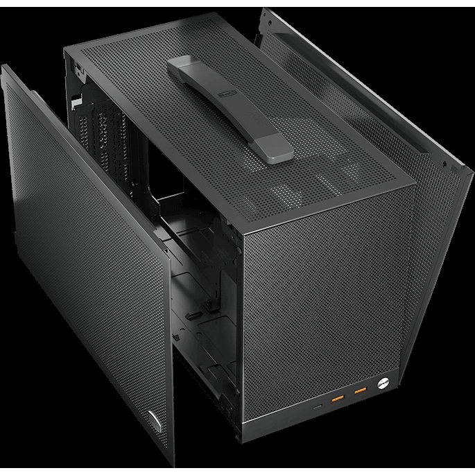 Корпус PCcooler K101 MESH GY 3F, Серый детальное изображение - 6
