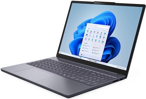 Ноутбук Lenovo IdeaPad Slim 3 15IRU8 15.3" (AMD Ryzen 5 7533HS, AMD Radeon 660M) 16ГБ, 512ГБ SSD, noOS, серый (83K7000URK) детальное изображение - 3
