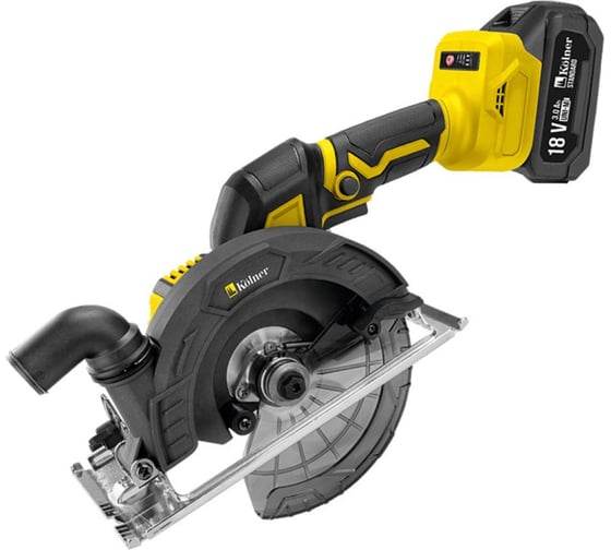 Дисковая пила аккум Kolner 18V UNI-M, KCW 18BL-165-1, BL, 8021000031, 165 мм, 5000 об/мин детальное изображение - 1