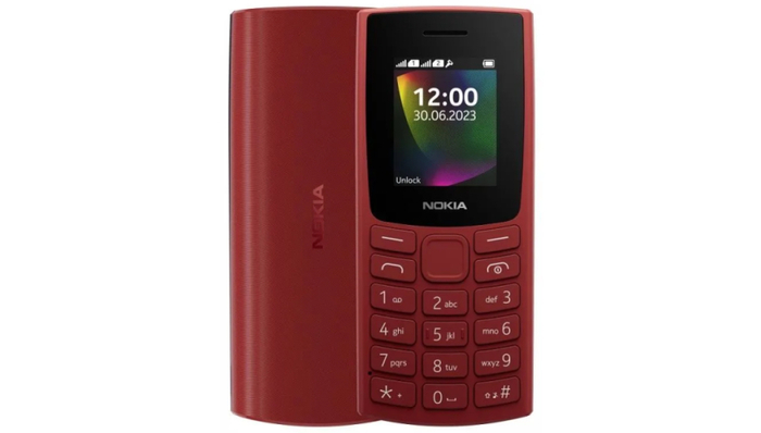 Мобильный телефон Nokia 106 (2024) TA-1564, 128 Мб, Красный, Dual micro-SIM №2