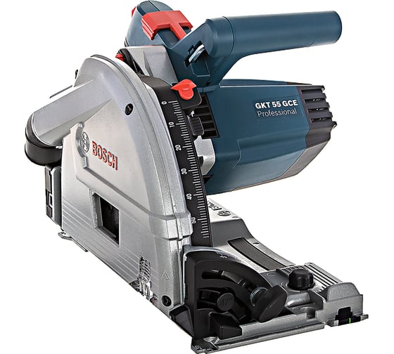 Погружная пила BOSCH GKT 55 GCE, 165 мм, 6250 об/мин, 1400 Вт детальное изображение - 1