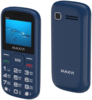 Мобильный телефон MAXVI B201, 32 Мб, Синий, Dual micro-SIM вариант - 1