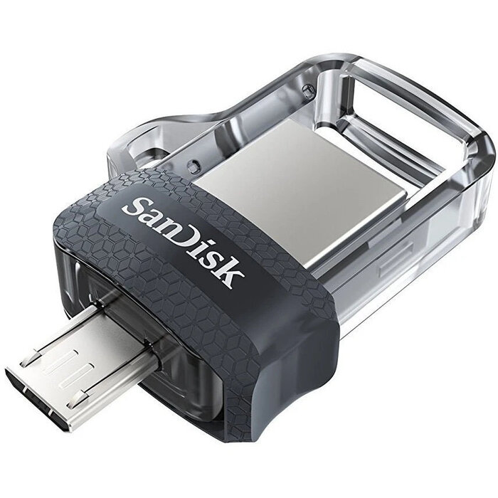 USB Flash накопитель SanDisk Ultra Dual m3.0 (SDDD3-256G-G46) 256 ГБ, черный №1