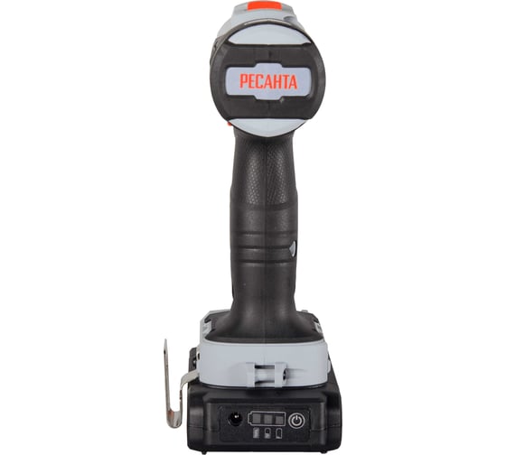 Аккумуляторная дрель-шуруповерт Ресанта ДА-20-2ЛК-Б 75/14/10, 20 В, 55 Нм, 2 А·ч детальное изображение - 5