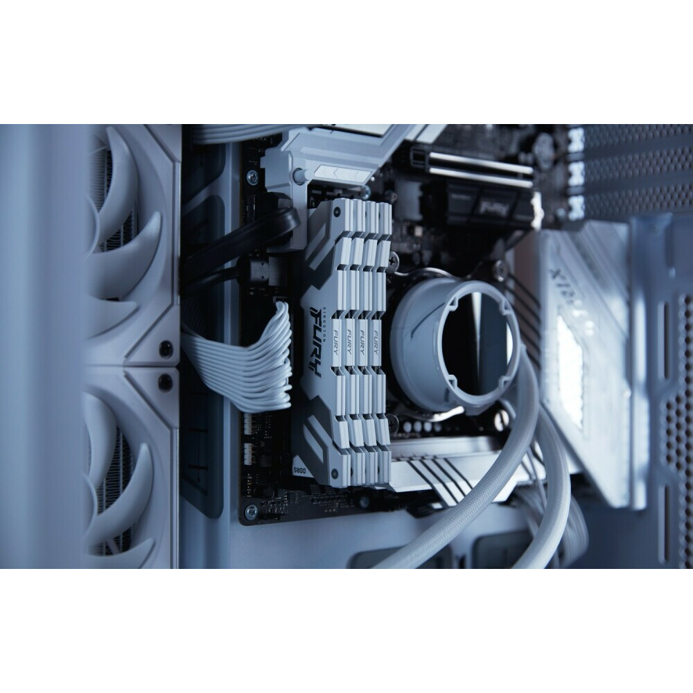 Оперативная память Kingston Fury Renegade White DDR5 8000MHz, KF580C38RW-16, 16 Гб детальное изображение - 4