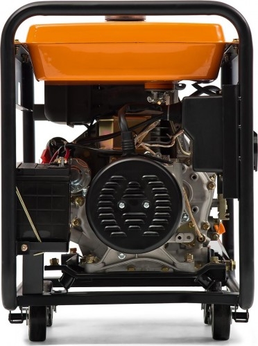 Генератор дизельный с воздушным охлаждением DAEWOO DDAE 6000XE-3, открытый, 5 кВт, Черный детальное изображение - 3