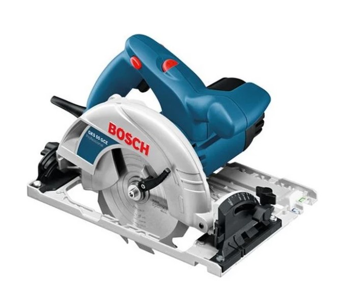 Циркулярная пила BOSCH GKS 55 GCE, 160 мм, 4700 об/мин, 1350 Вт детальное изображение - 1