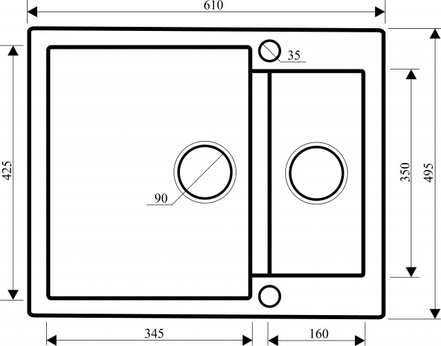 Кухонная мойка Aquasanita Cuba SQC150  детальное изображение - 2