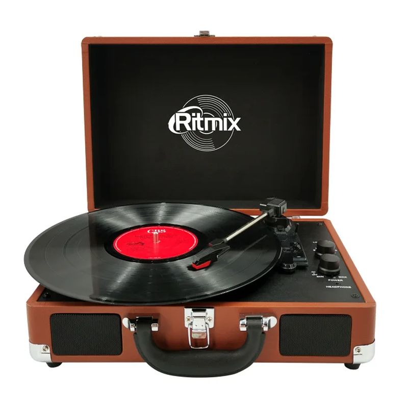 Проигрыватель винила Ritmix LP-160B, Коричневый детальное изображение - 2
