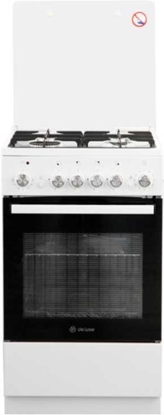 Плита De Luxe 5040.40GE KR ChR, Белый детальное изображение - 1