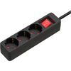 Сетевой фильтр Ritmix RM-330K, 3 м, Черный вариант - 2