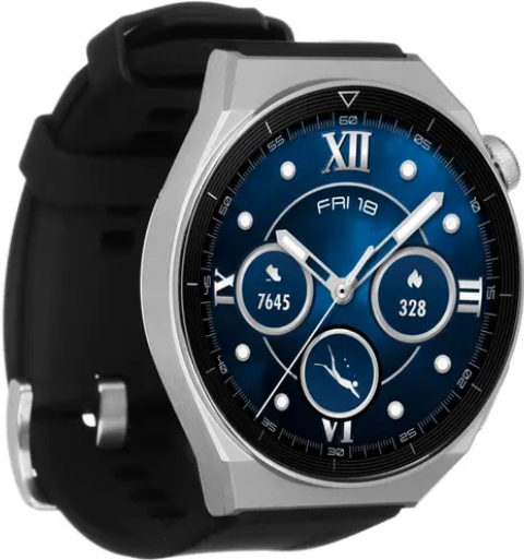 Смарт-часы Huawei Watch GT 3 Pro Titanium 46 мм, Черный, Black Fluoroelastomer детальное изображение - 4