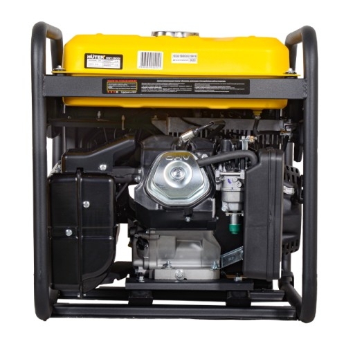 Генератор бензиновый HUTER DN12500i 64/10/12, 8 кВт, Желтый детальное изображение - 4