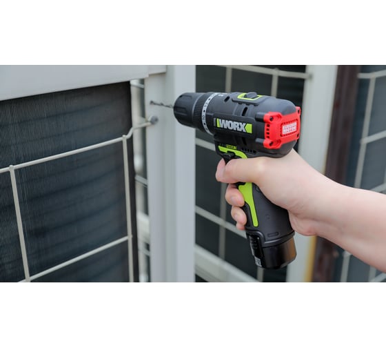 Дрель-шуруповерт WORX Professional аккумуляторный ударный бесщеточный, ЗУ, в кейсе WU131X, 12 В, 40 Нм, 2 А·ч детальное изображение - 18