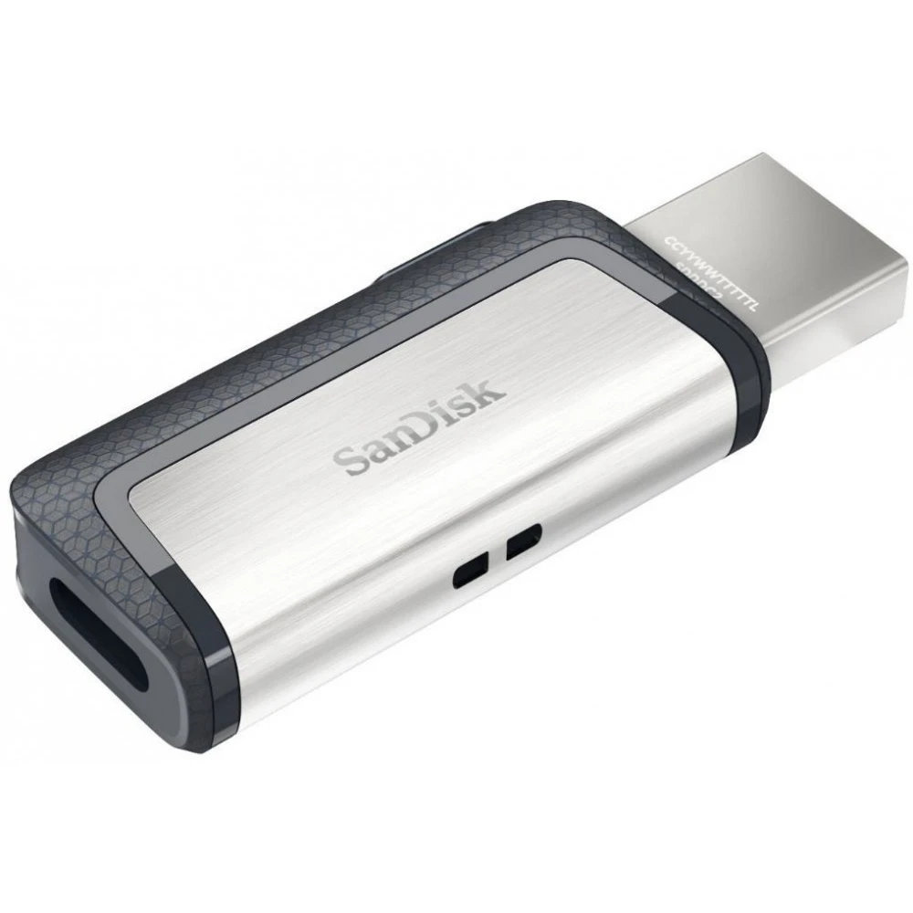 USB Flash накопитель SanDisk Ultra Dual Type-C (SDDDC2-064G-G46) 64 ГБ, серебряный детальное изображение - 1