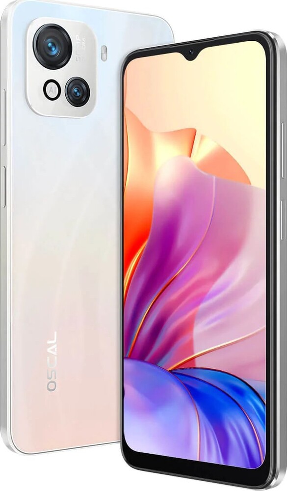 Смартфон Oscal C80 8/128 Гб, Белый, Dual nano SIM №2