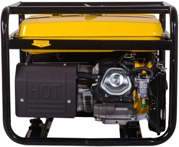 Генератор бензиновый EUROLUX G9500A 64/1/81, 7.5 кВт, Желтый детальное изображение - 7