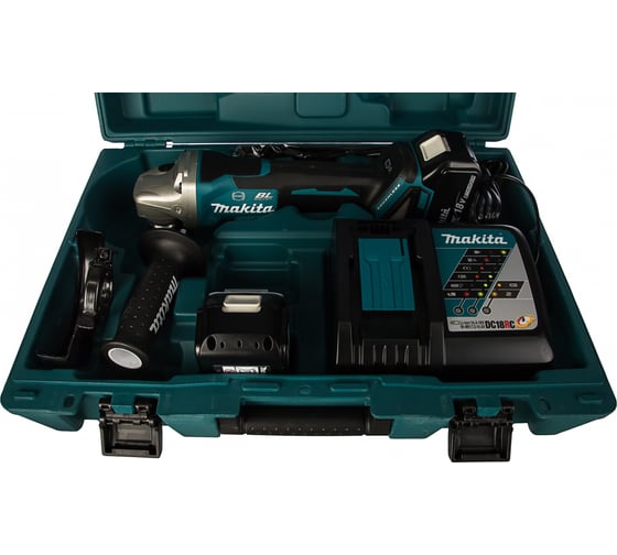 Угловая шлифмашина Makita LXT DGA506RME, 125 мм, 8500 об/мин детальное изображение - 7