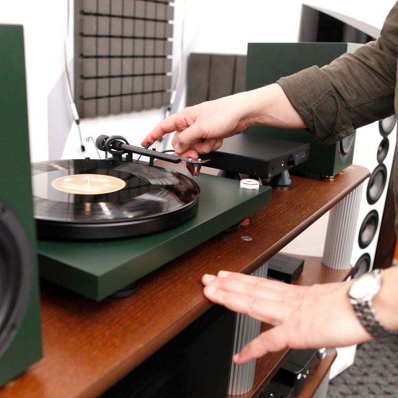 Проигрыватель винила Pro-Ject Debut EVO 2 PICK IT MM EVO, Зеленый детальное изображение - 10