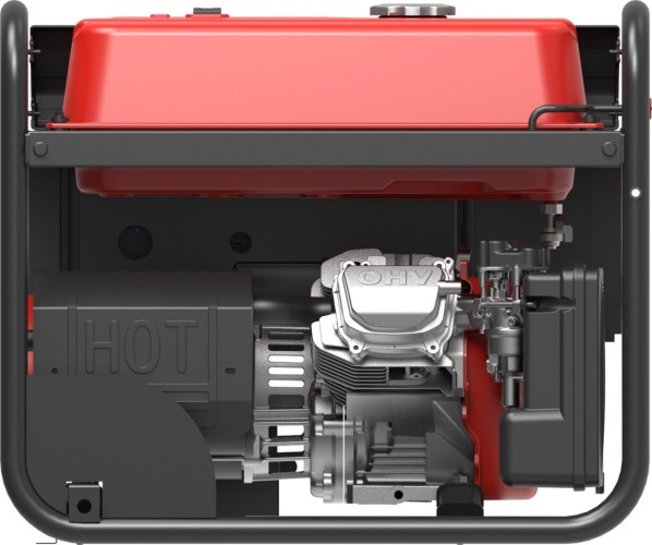 Генератор бензиновый SUNREKA G10000EAX 211022, 9.2 кВт, Красный детальное изображение - 4
