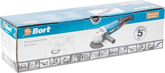 Угловая шлифовальная машина Bort BWS-1000-R 98296631, 125 мм, 11000 об/мин, 900 Вт детальное изображение - 9