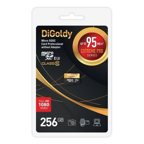Карта памяти Digoldy Extreme Pro MicroSD, 256 Гб детальное изображение - 1
