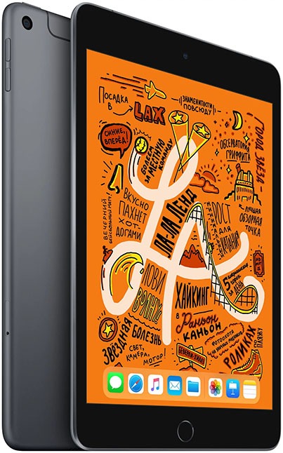 Планшет Apple iPad mini 2019 256 ГБ, Серый космос, Wi-Fi + Cellular детальное изображение - 1