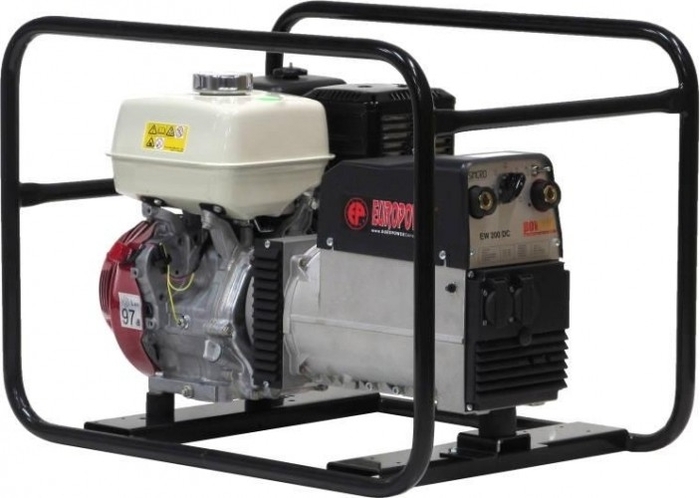Сварочный генератор EUROPOWER EP 200 X2 DC SA0952094-S1, 4 кВт, Черный №1