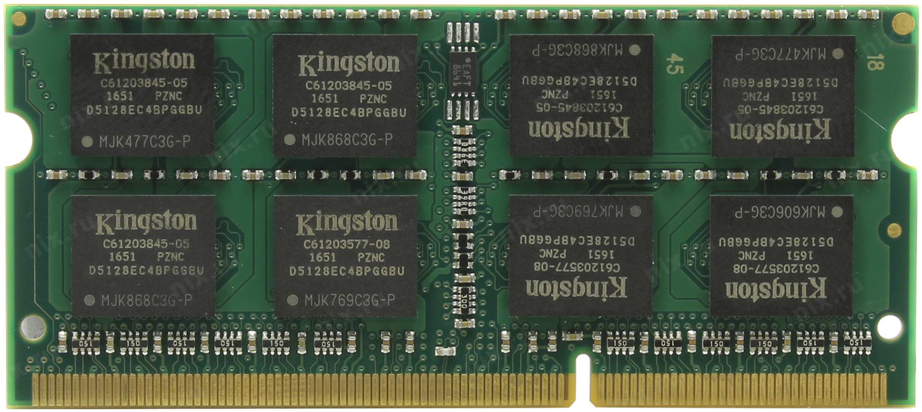 Оперативная память Kingston SO-DIMM DDR-III 1600MHz, KVR16S11/8WP, 8 Гб детальное изображение - 1