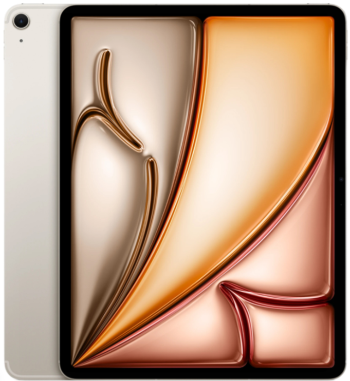 Планшет Apple iPad Air 2026 11, 512 ГБ, Сияющая звезда, Wi-Fi детальное изображение - 1