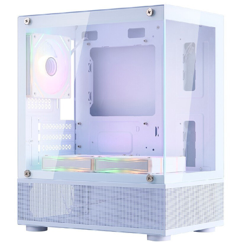 Корпус 1STPLAYER MIKU Mi2-A ARGB (Mi2-A-WH-2FC7R-W-1FC7-W), Белый детальное изображение - 1