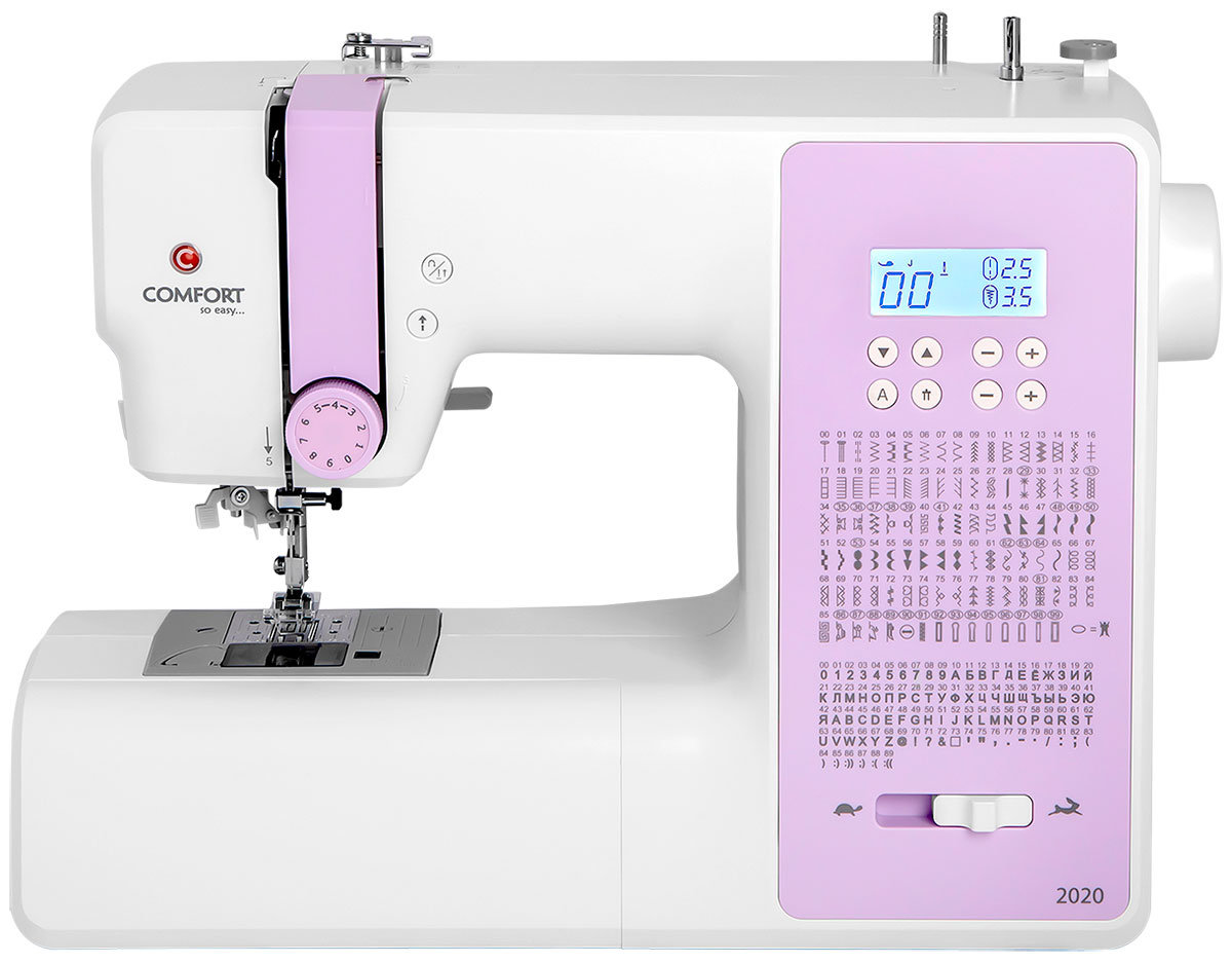 Швейная машина Comfort 2020, Фиолетовый детальное изображение - 1