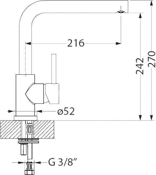 Смеситель Alveus Fluid Monarch детальное изображение - 6