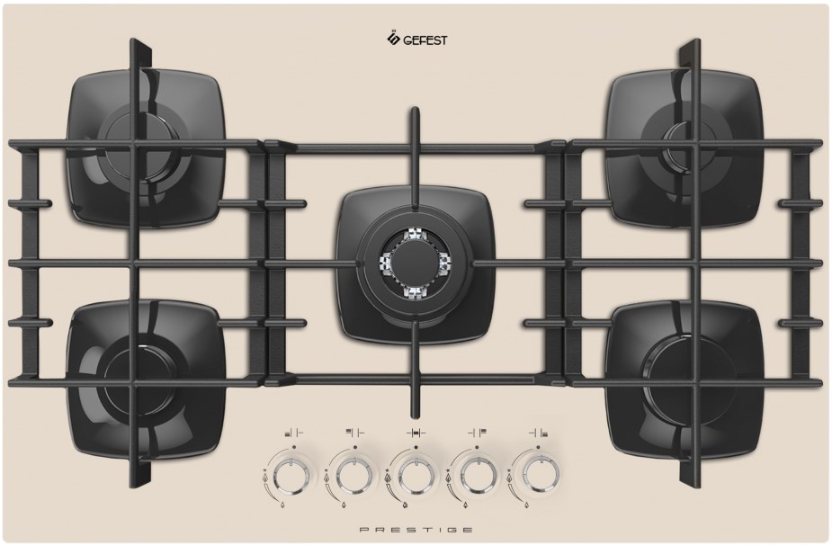 Газовая варочная панель Gefest CH 2340 K12, Белый детальное изображение - 2