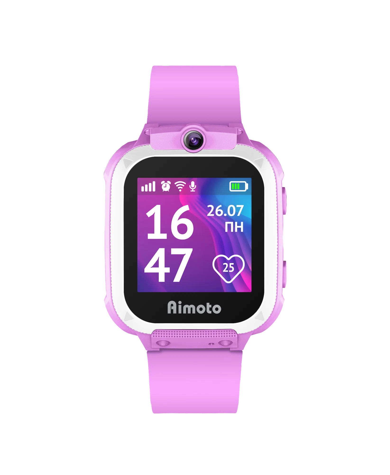 Детские часы-телефон Aimoto Element, 40 мм, Розовый детальное изображение - 2