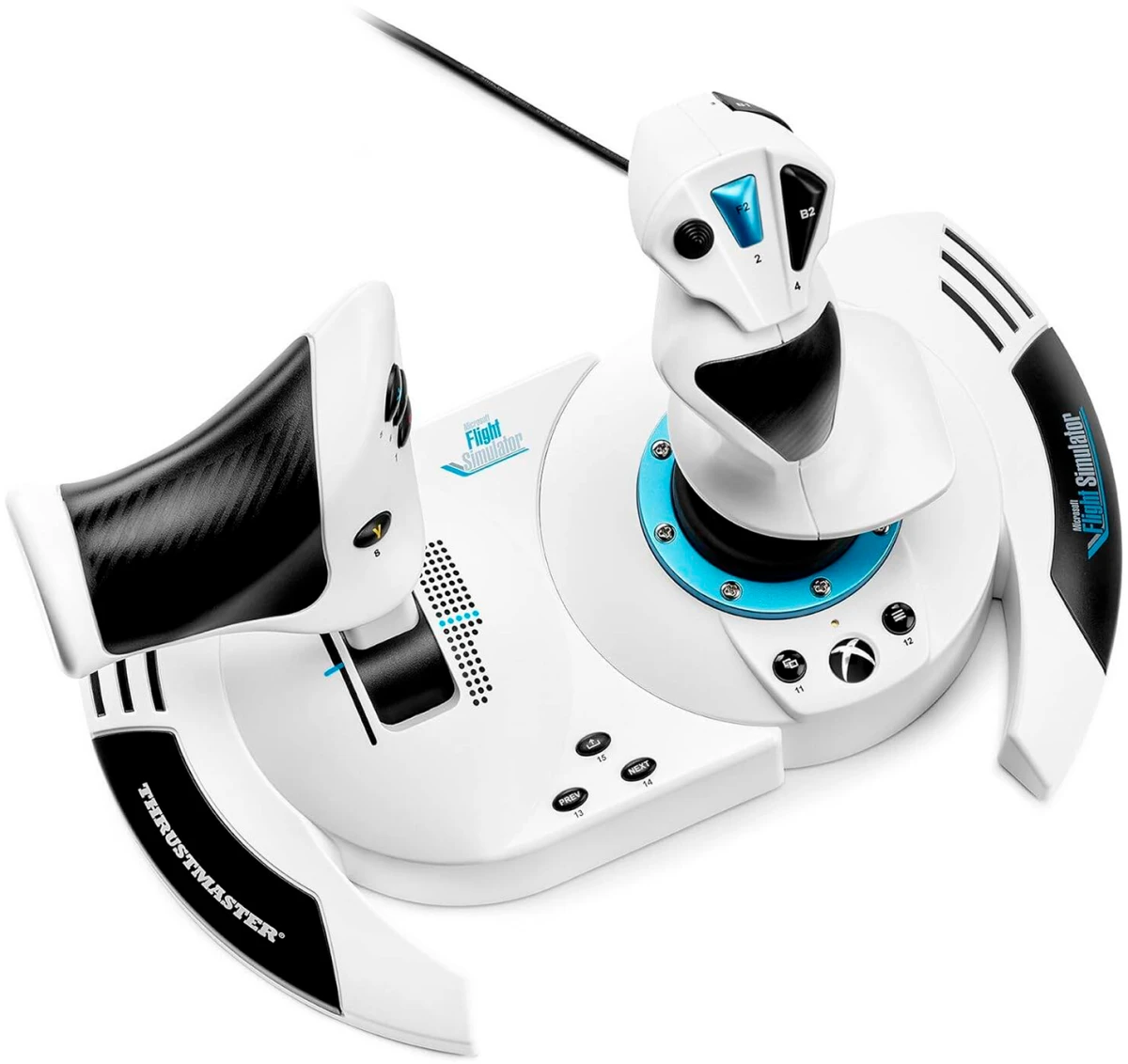 Джойстик + рычаг ThrustMaster T.Flight Hotas One MSFS Special Edition, Белый детальное изображение - 4