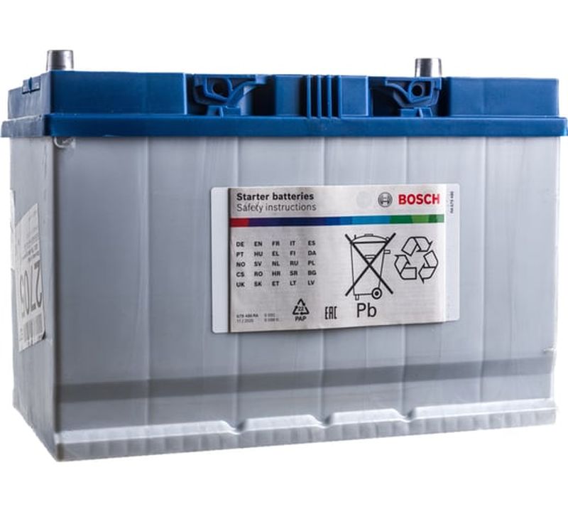 Аккумулятор BOSCH Silver EN830 L+, прямая, 0092S40290 95 А·ч детальное изображение - 1