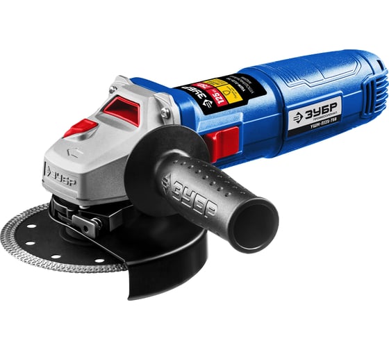 Угловая шлифмашина ЗУБР Профессионал УШМ-П125-750, 125 мм, 11000 об/мин, 750 Вт детальное изображение - 1