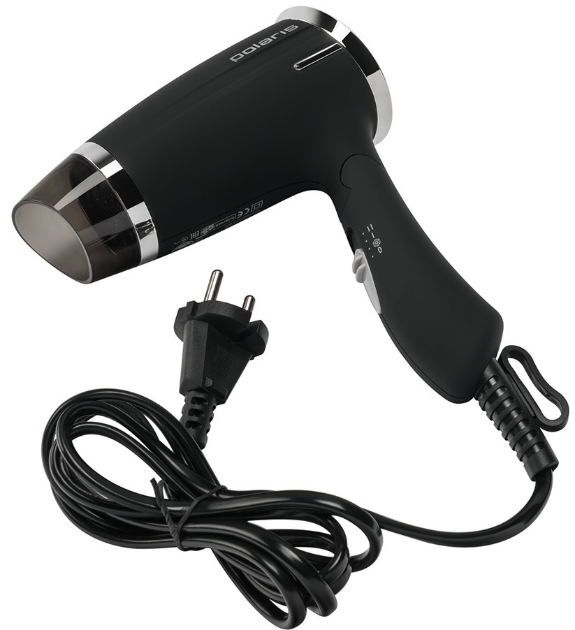 Фен Polaris Mini PHD 1464T, Черный детальное изображение - 3