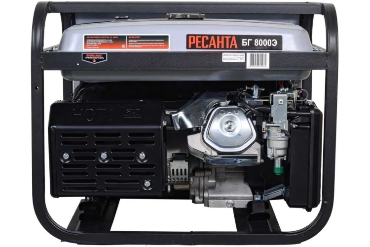 Генератор бензиновый Ресанта БГ 8000 Э 64/1/48, 6.5 кВт, Серый детальное изображение - 3